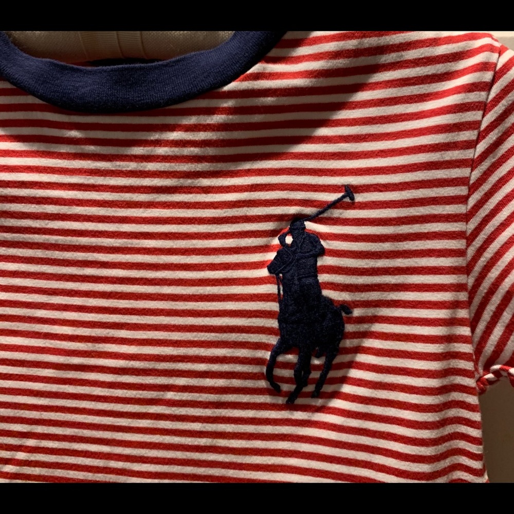 Polo Ralph Lauren Red/White Stripe T-Shirt
